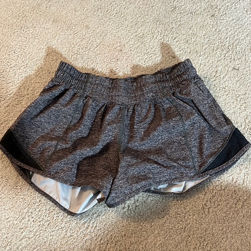 Lulu Grey Shorts 4”